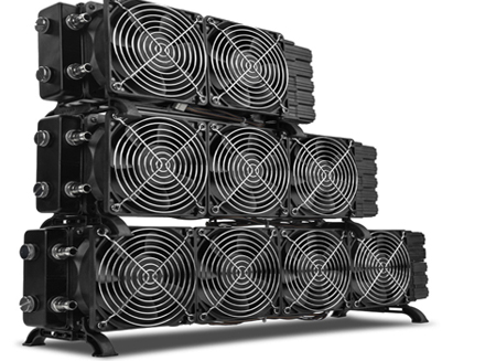 UX01工業行業定制泵排一體 外置一體式水冷散熱器 大功率散熱 