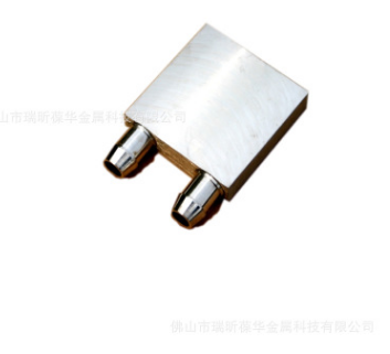 鋁制方形半導體40*40模具水冷頭 水冷板制冷片醫療美容儀器散熱器